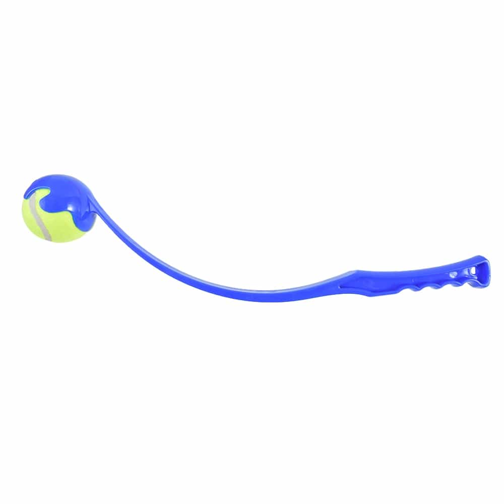 The Dogz Pawz Blue Fetch Ball Launcher