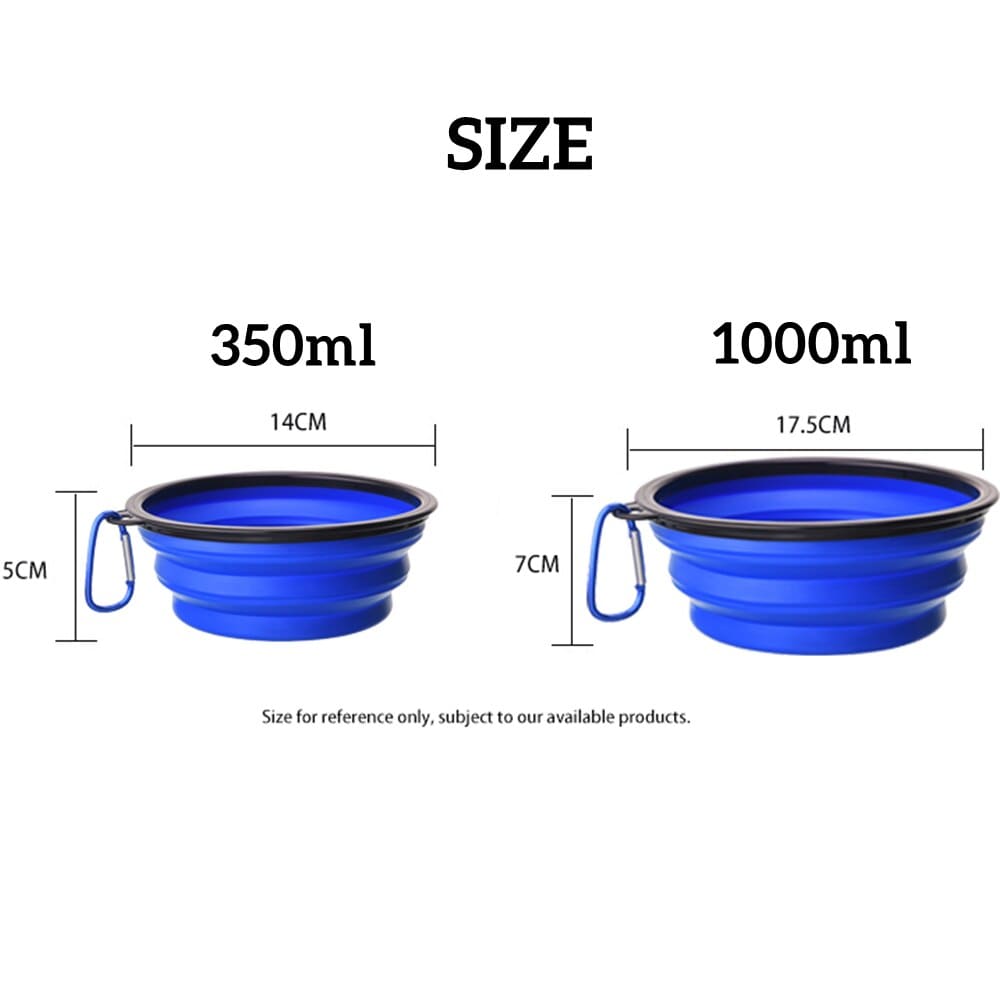 The Dogz Pawz Collapsible Silicone Bowl